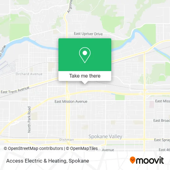 Mapa de Access Electric & Heating