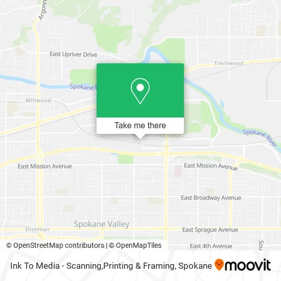 Ink To Media - Scanning,Printing & Framing map