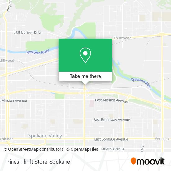 Mapa de Pines Thrift Store