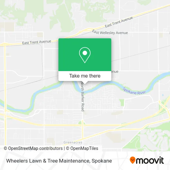 Wheelers Lawn & Tree Maintenance map