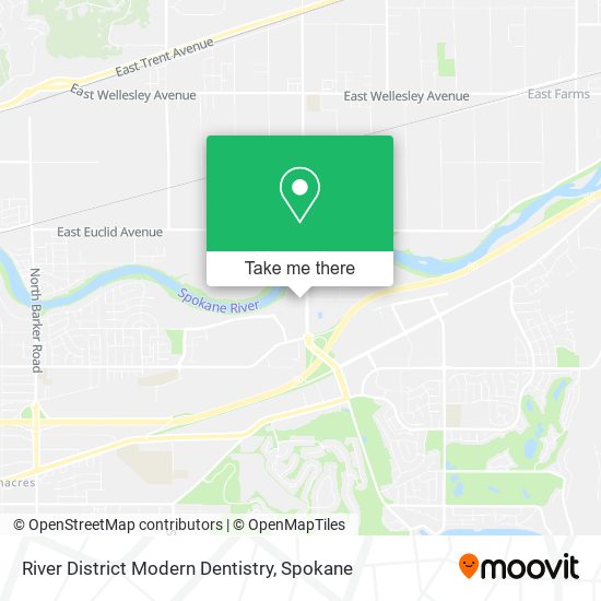 River District Modern Dentistry map