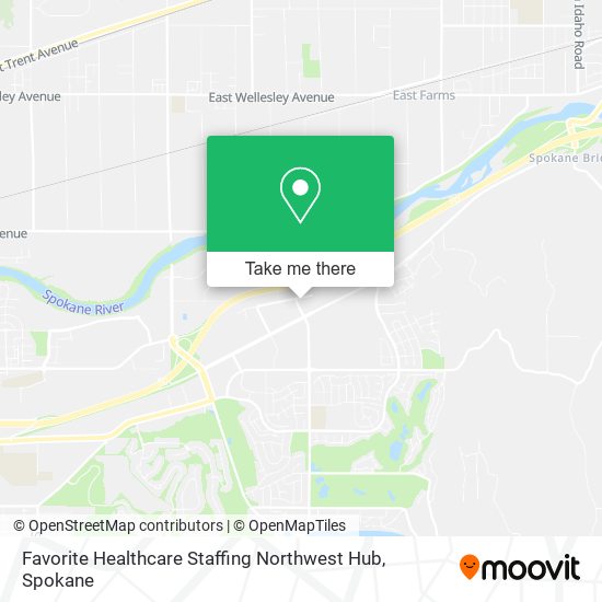 Mapa de Favorite Healthcare Staffing Northwest Hub