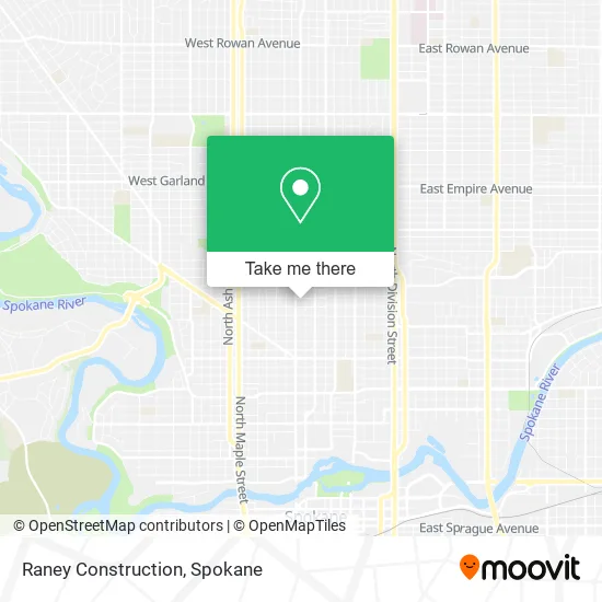Raney Construction map