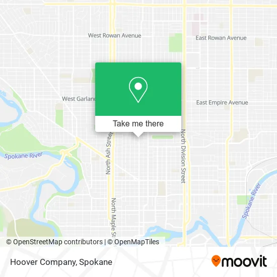 Hoover Company map
