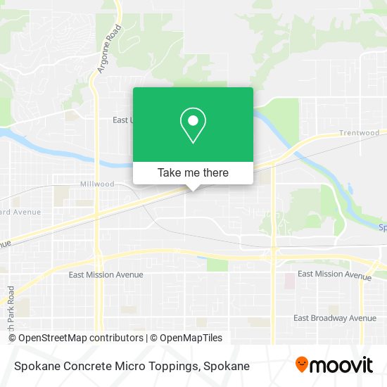 Spokane Concrete Micro Toppings map