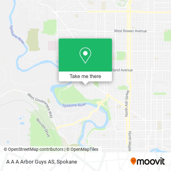 A A A Arbor Guys AS map