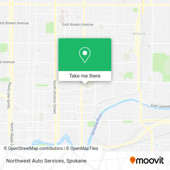Northwest Auto Services map