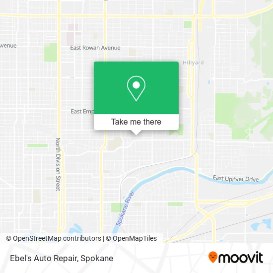 Ebel's Auto Repair map