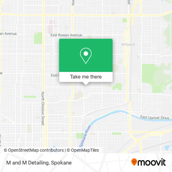 M and M Detailing map