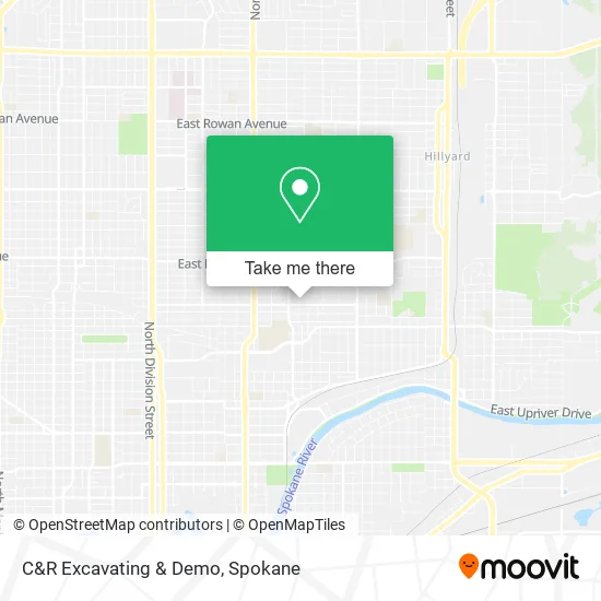 Mapa de C&R Excavating & Demo