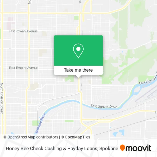 Honey Bee Check Cashing & Payday Loans map