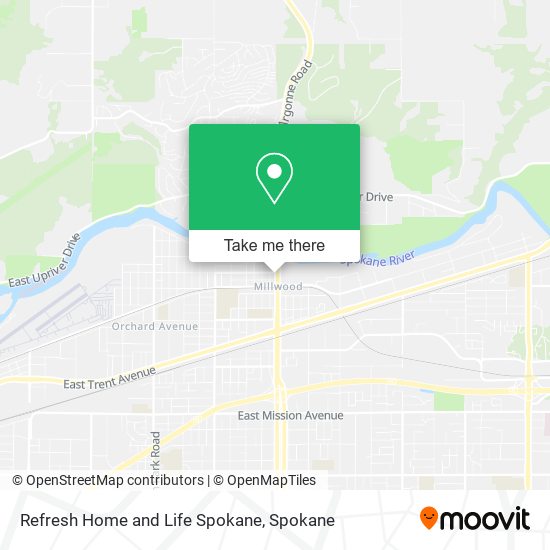 Refresh Home and Life Spokane map