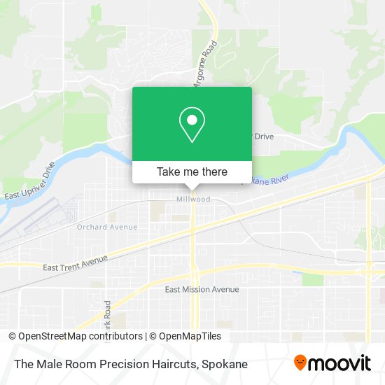 Mapa de The Male Room Precision Haircuts