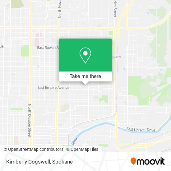 Mapa de Kimberly Cogswell