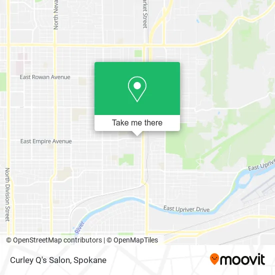 Curley Q's Salon map
