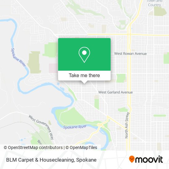 BLM Carpet & Housecleaning map