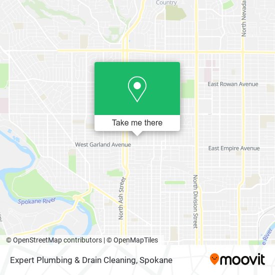 Expert Plumbing & Drain Cleaning map