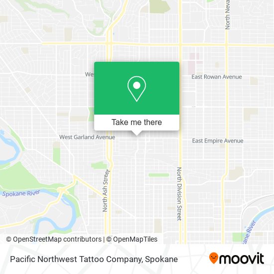 Mapa de Pacific Northwest Tattoo Company