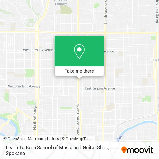 Mapa de Learn To Burn School of Music and Guitar Shop