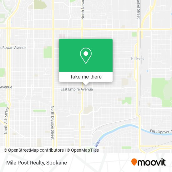 Mile Post Realty map