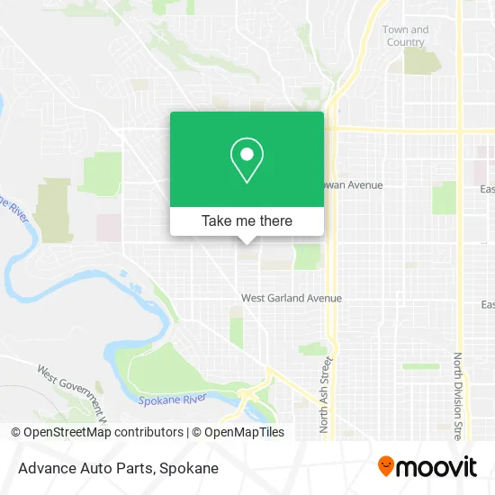 Advance Auto Parts map