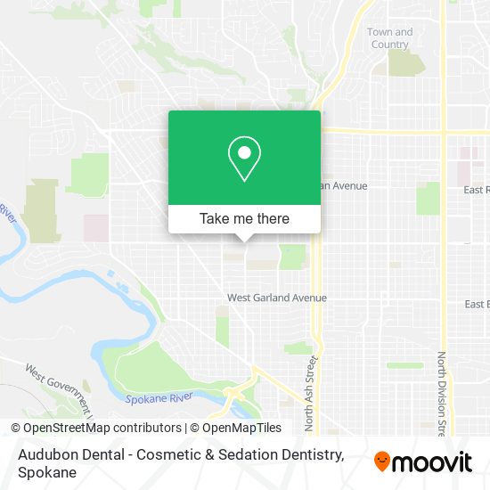 Mapa de Audubon Dental - Cosmetic & Sedation Dentistry