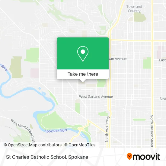 St Charles Catholic School map
