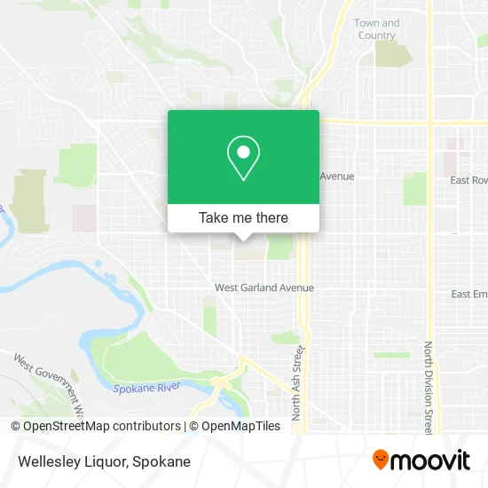 Wellesley Liquor map