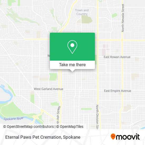 Mapa de Eternal Paws Pet Cremation