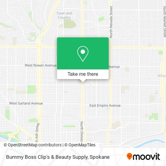 Mapa de Bummy Boss Clip's & Beauty Supply