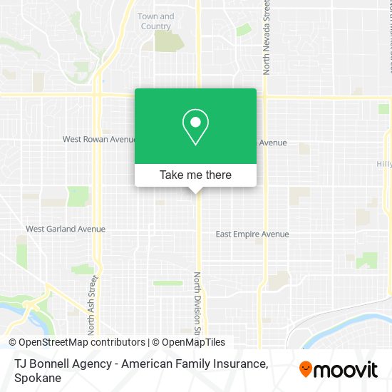 Mapa de TJ Bonnell Agency - American Family Insurance