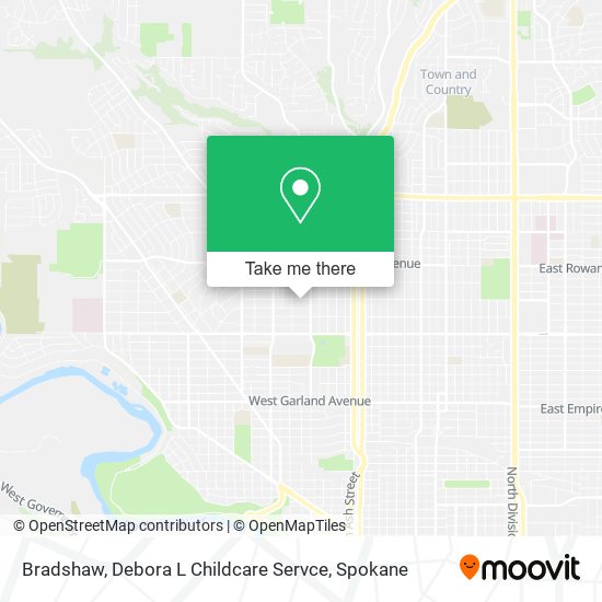 Bradshaw, Debora L Childcare Servce map