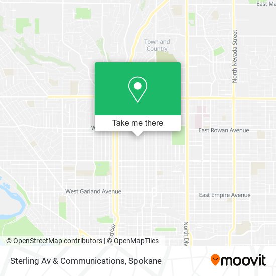 Sterling Av & Communications map