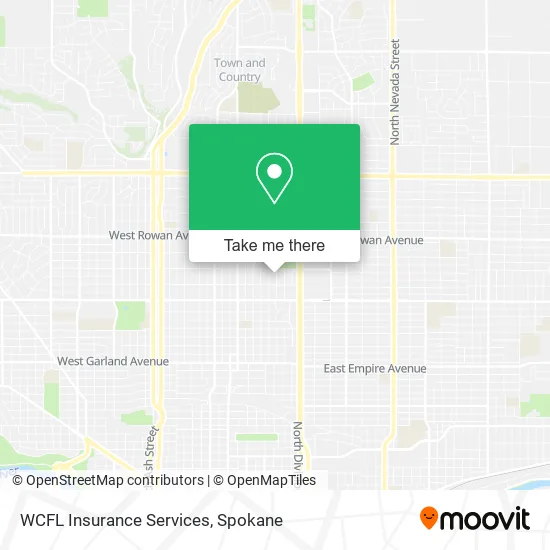 WCFL Insurance Services map