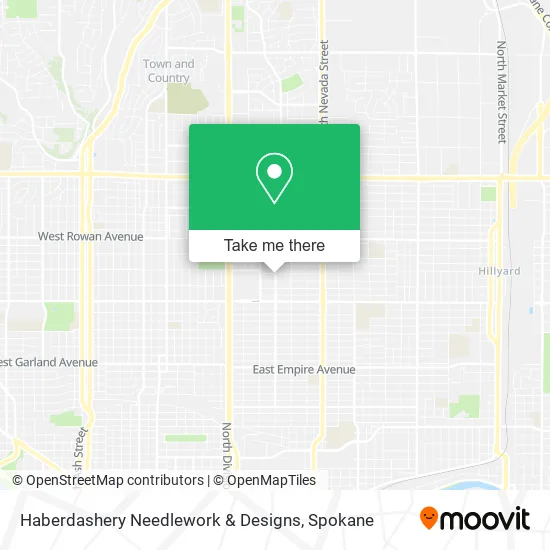Haberdashery Needlework & Designs map