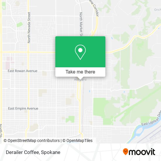 Derailer Coffee map