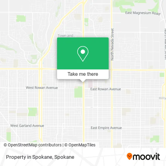 Property in Spokane map