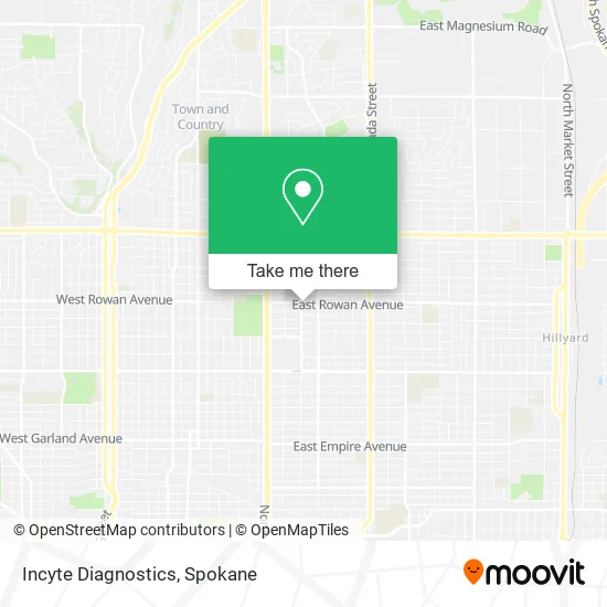 Incyte Diagnostics map