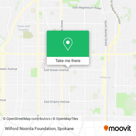 Wilford Noorda Foundation map