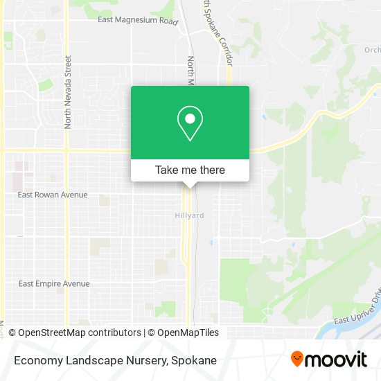 Economy Landscape Nursery map