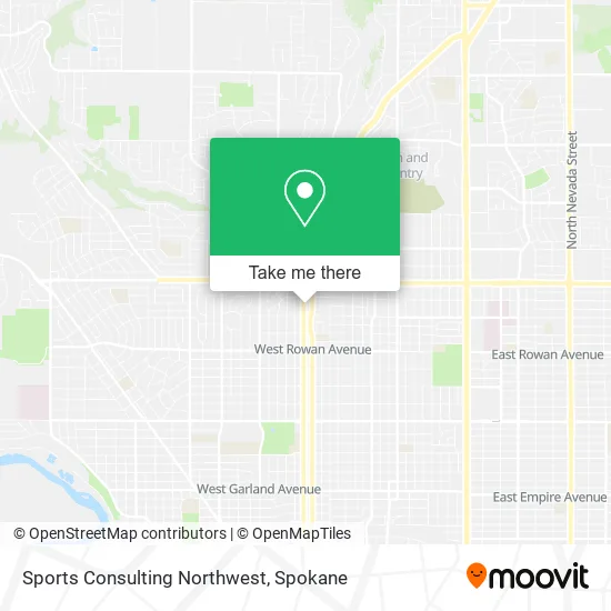 Sports Consulting Northwest map