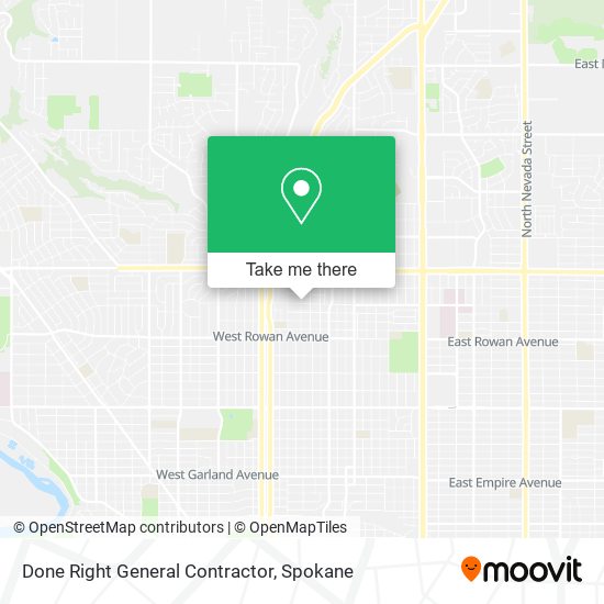 Done Right General Contractor map