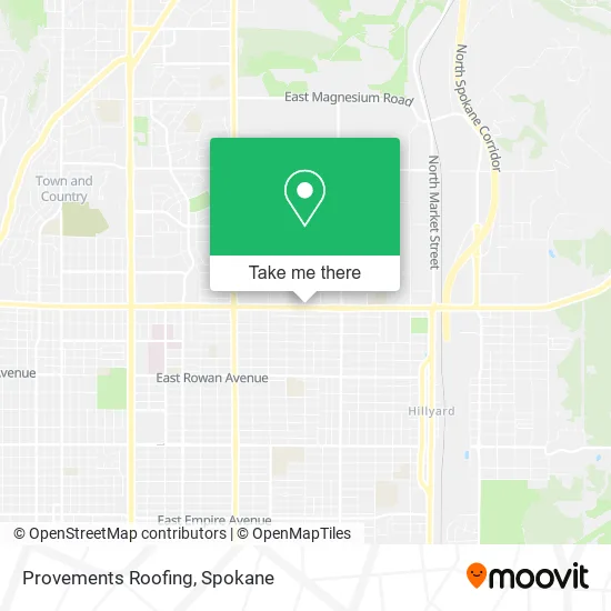 Provements Roofing map