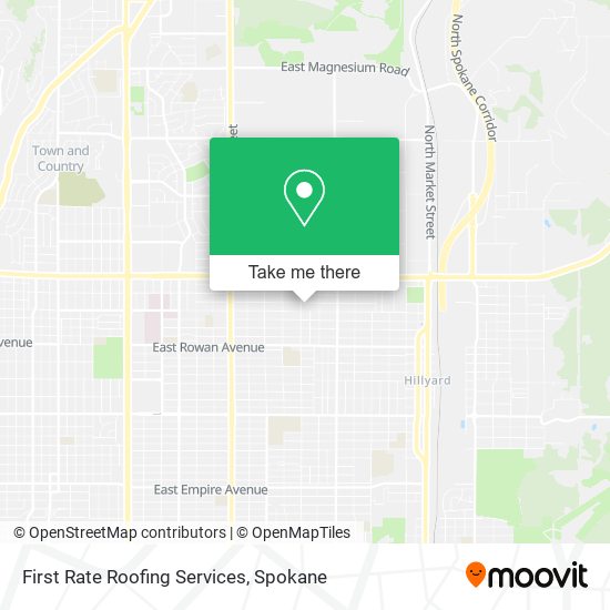 First Rate Roofing Services map