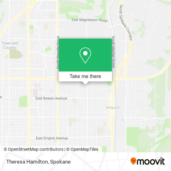 Theresa Hamilton map