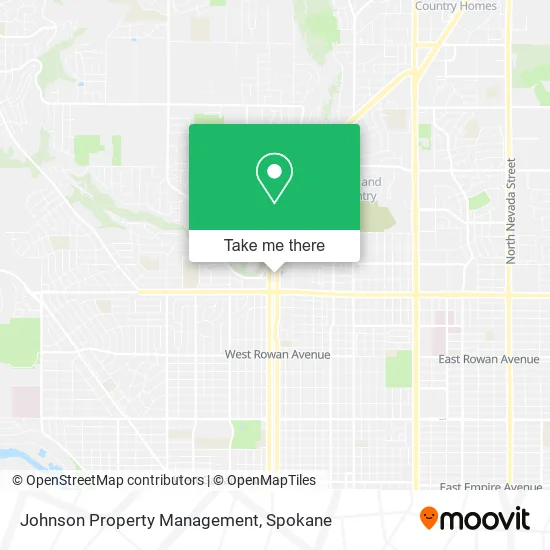 Johnson Property Management map