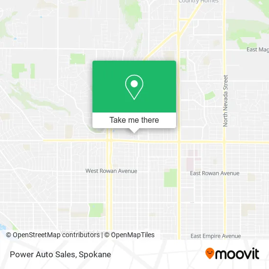 Power Auto Sales map