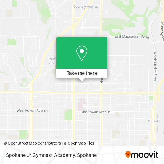 Spokane Jr Gymnast Academy map