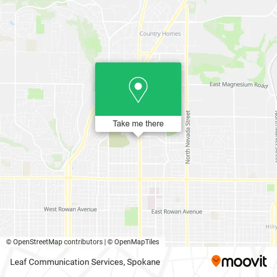 Leaf Communication Services map