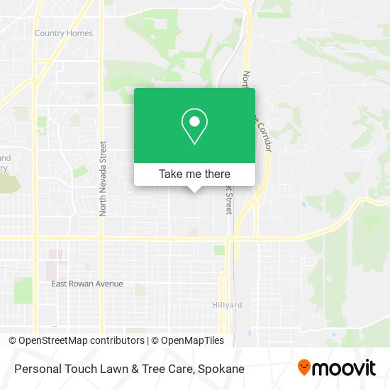 Mapa de Personal Touch Lawn & Tree Care